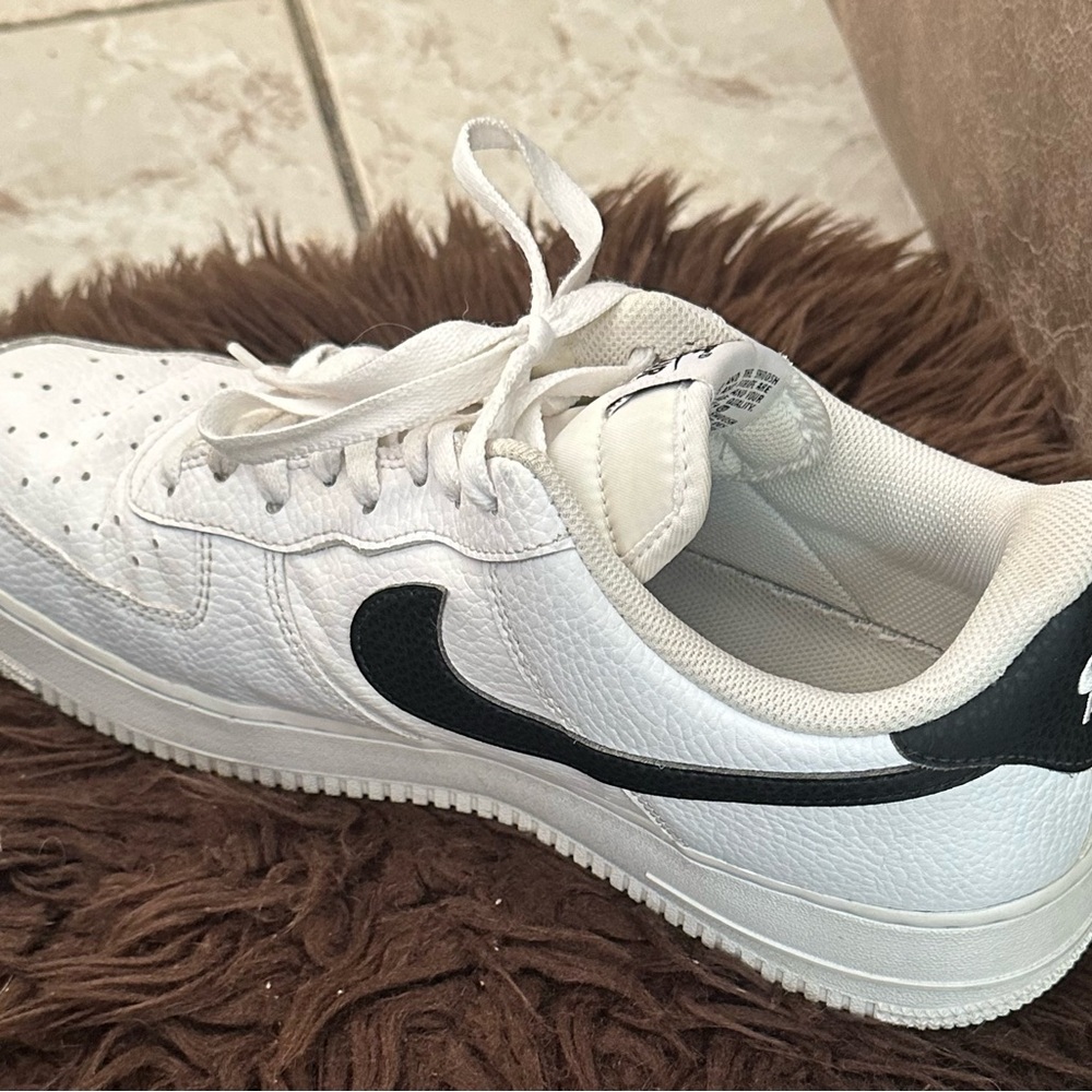 Nike Air Force 1 White Sneakers - Picture 3 of 8